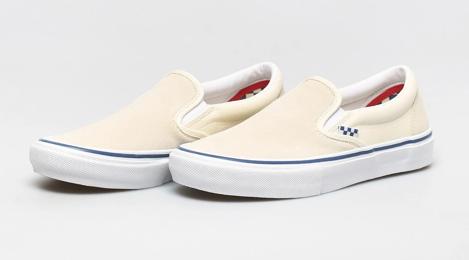 zapatos Vans Skate Slip-On - Raw Canvas/Classic White - men´s