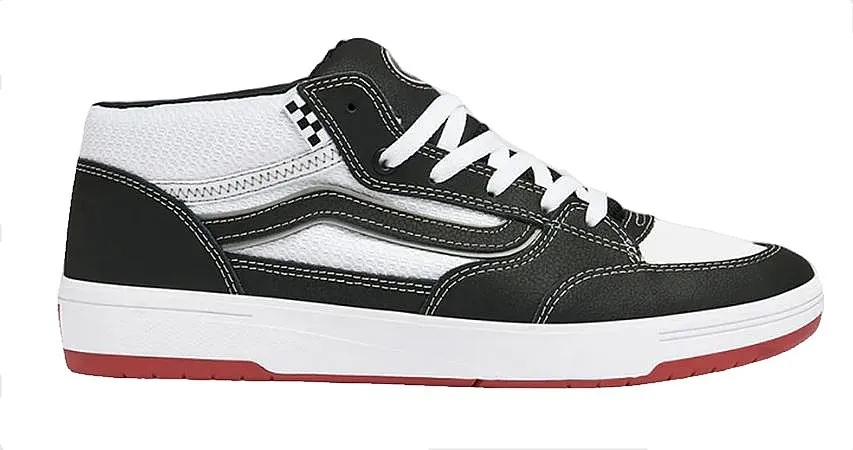 zapatos Vans Zahba Mid - Black/White/Red - men´s